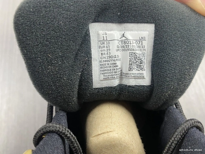 Cheap 12 Air Jordan Taxi Black CT8013-071 0716